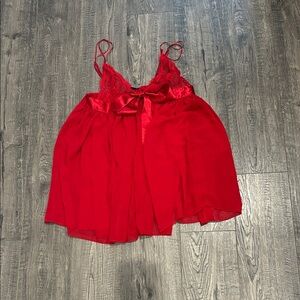 Victoria's Secret Red Lace Lingerie